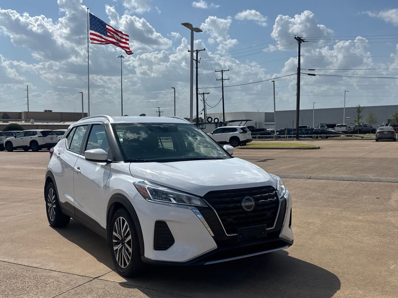 Used 2023 Nissan Kicks SV with VIN 3N1CP5CV7PL553919 for sale in Mesquite, TX