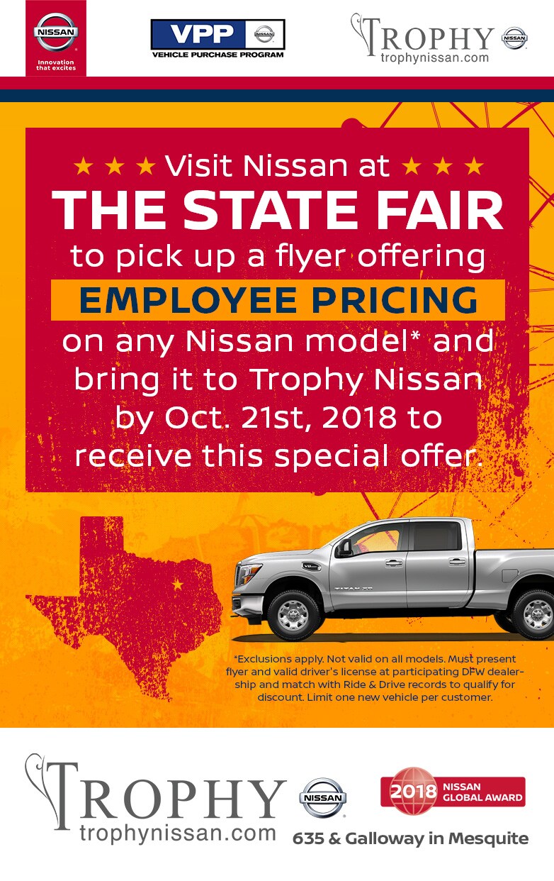 Employee Pricing | Trophy Nissan
