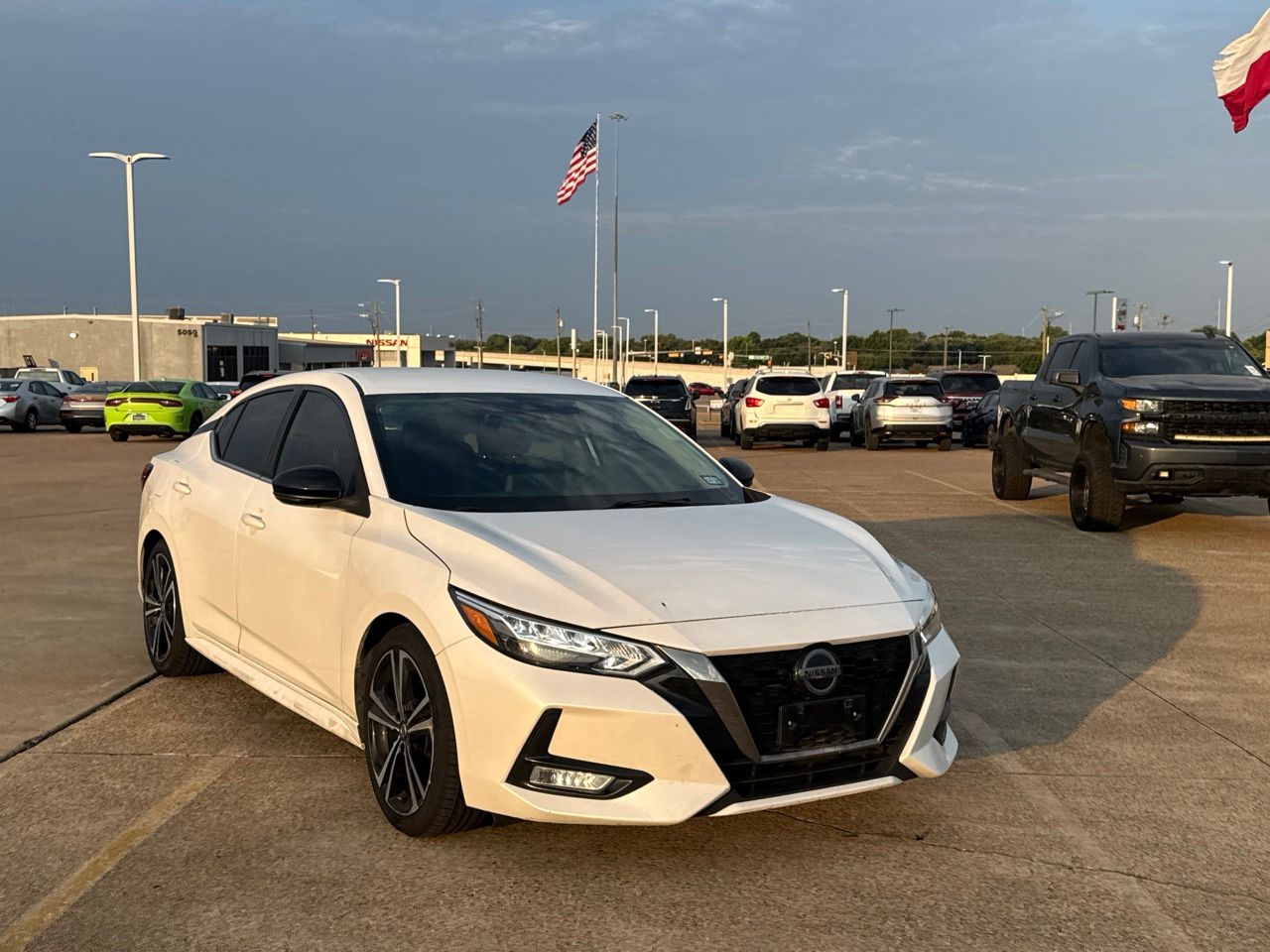 Used 2021 Nissan Sentra SR with VIN 3N1AB8DV6MY265698 for sale in Mesquite, TX