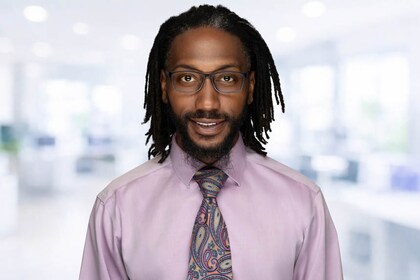 Staff member Drake Larry from ID_3a1ad9