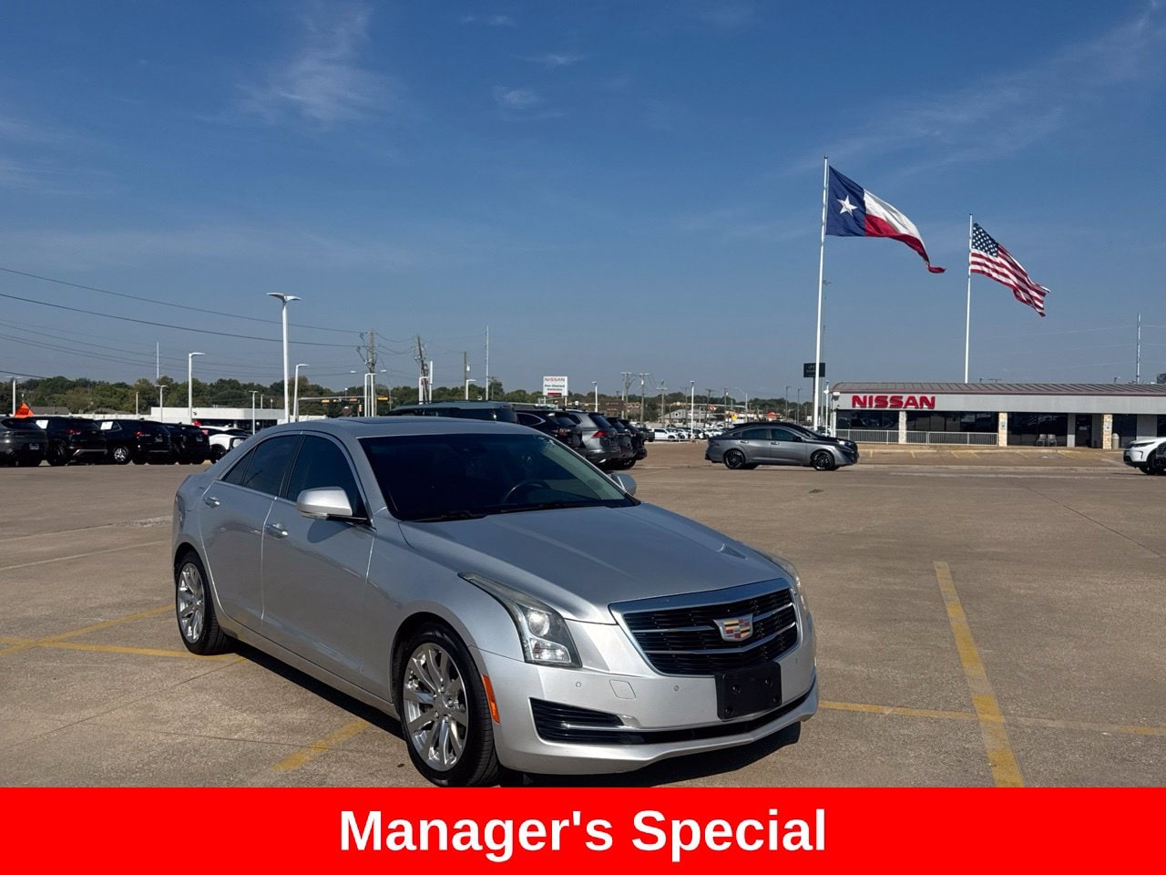 Used 2018 Cadillac ATS Sedan Luxury with VIN 1G6AB5SX0J0125607 for sale in Mesquite, TX