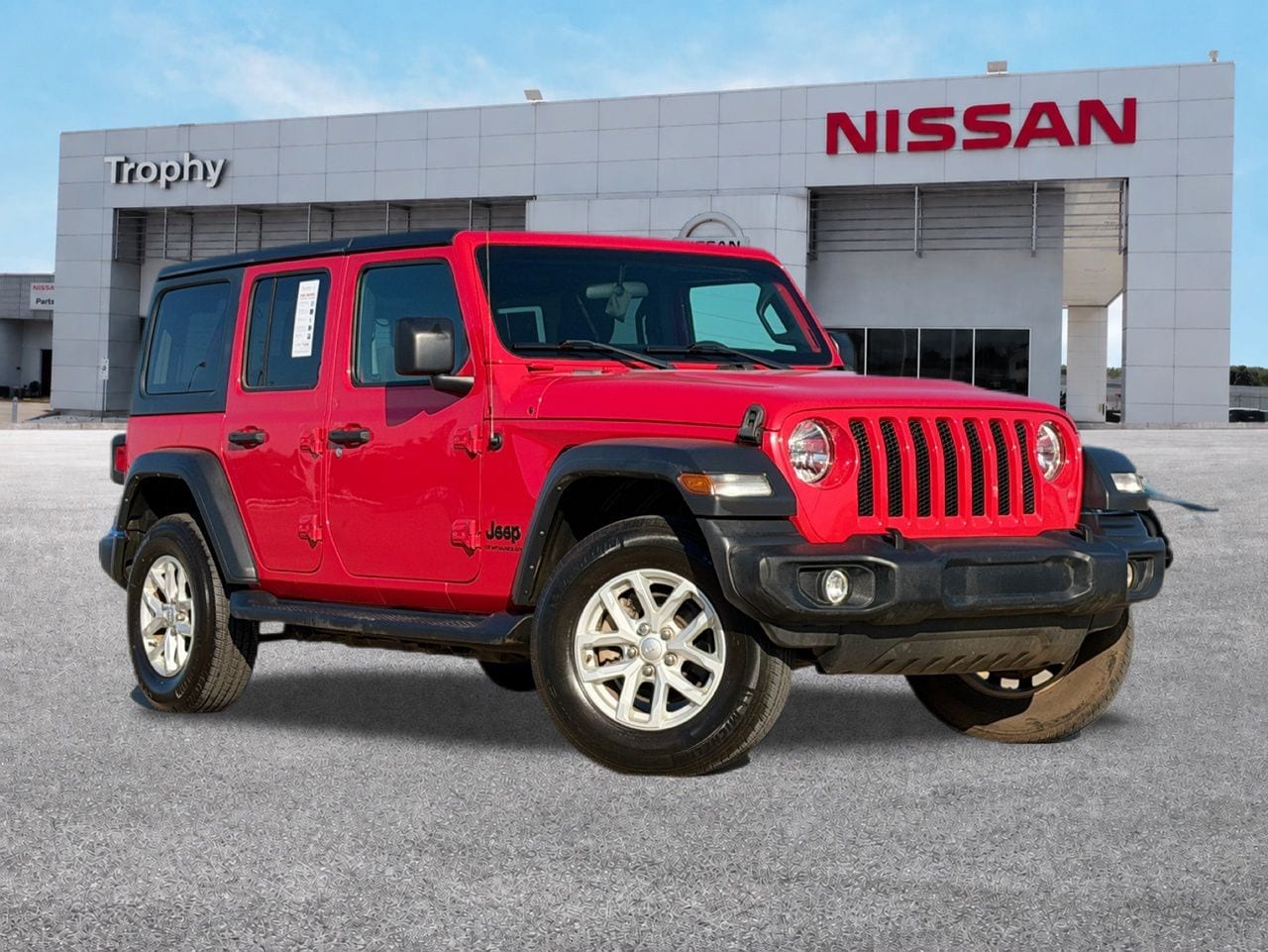 Firecracker Red Clearcoat 2023 Jeep Wrangler SUV / Crossover Four-Wheel Drive 8-Speed Automatic
