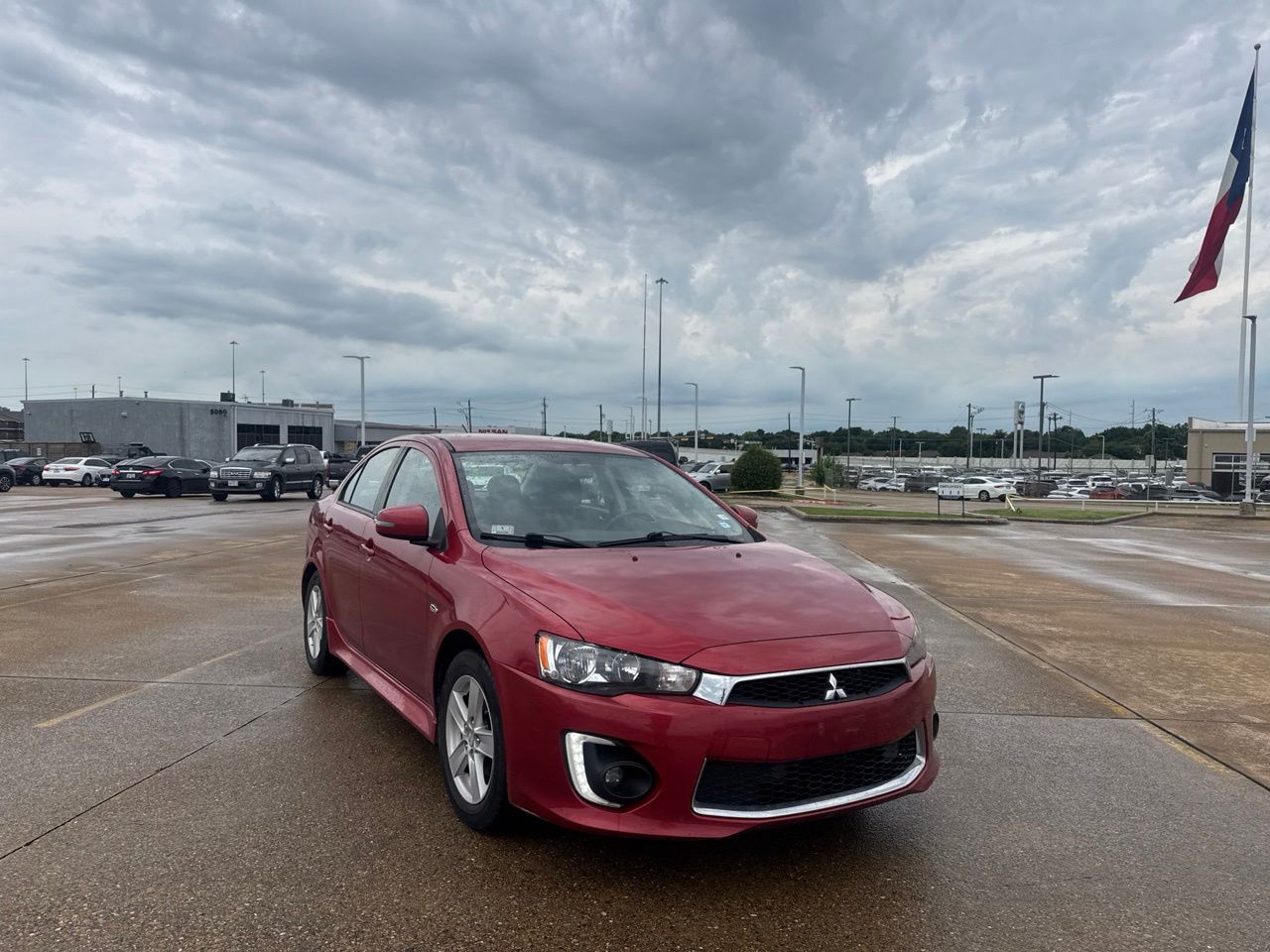 Used 2017 Mitsubishi Lancer ES with VIN JA32V2FW0HU005154 for sale in Mesquite, TX