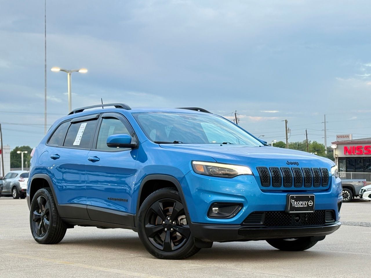 Used 2021 Jeep Cherokee Altitude with VIN 1C4PJLLB6MD112083 for sale in Mesquite, TX