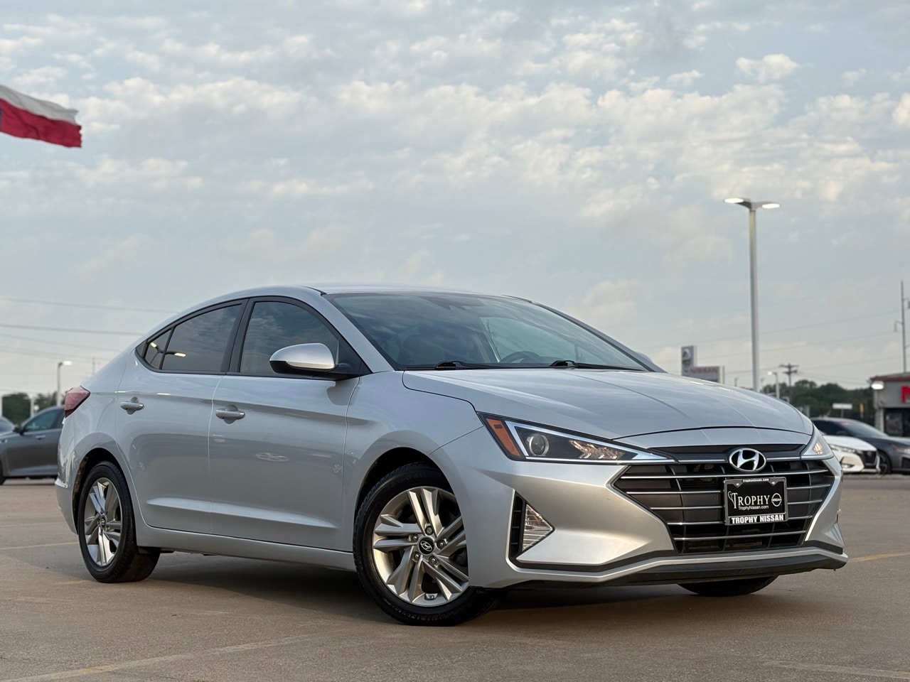 Used 2019 Hyundai Elantra SEL with VIN 5NPD84LF1KH471078 for sale in Mesquite, TX