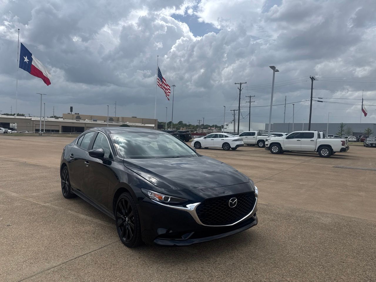 Jet Black Mica 2025 Mazda MAZDA3 Sedan Front-Wheel Drive 6-Speed Automatic