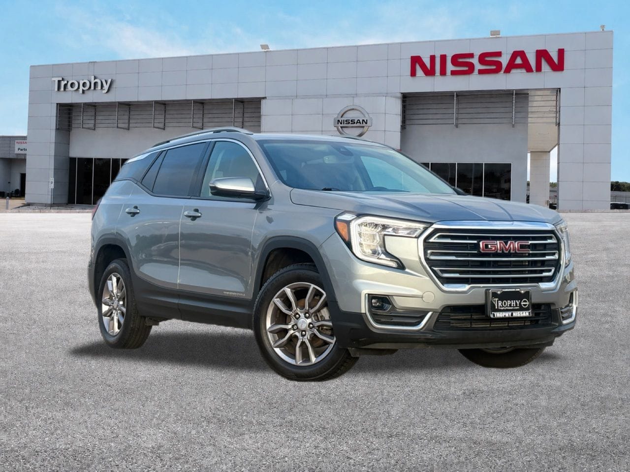 Sterling Metallic 2024 GMC Terrain SLT AWD SUV / Crossover All-Wheel Drive 9-Speed Automatic