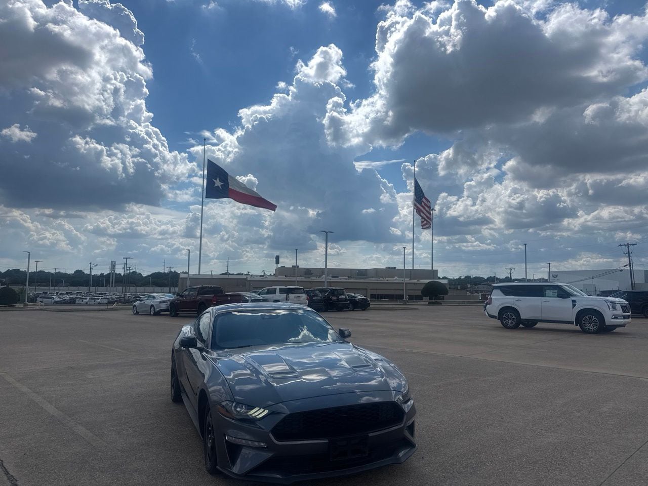 Gray Metallic 2022 Ford Mustang Coupe Rear-Wheel Drive Automatic