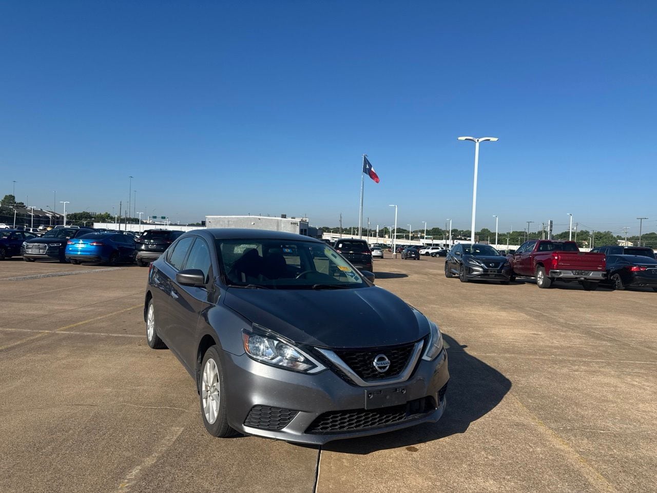 Used 2018 Nissan Sentra SV with VIN 3N1AB7AP1JY296630 for sale in Mesquite, TX