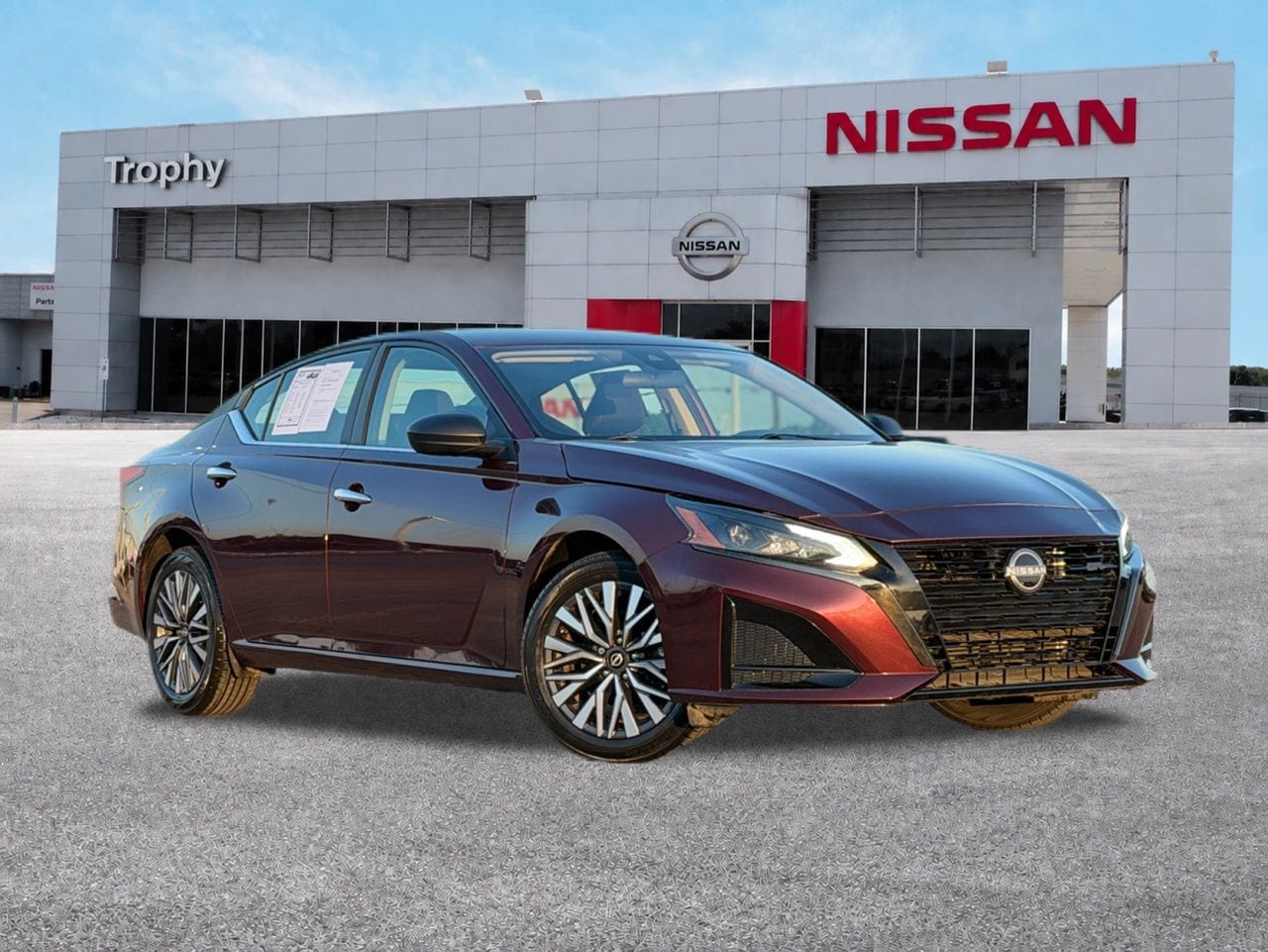 Garnet Pearl Metallic 2025 Nissan Altima Sedan Front-Wheel Drive Continuously Variable Transmission