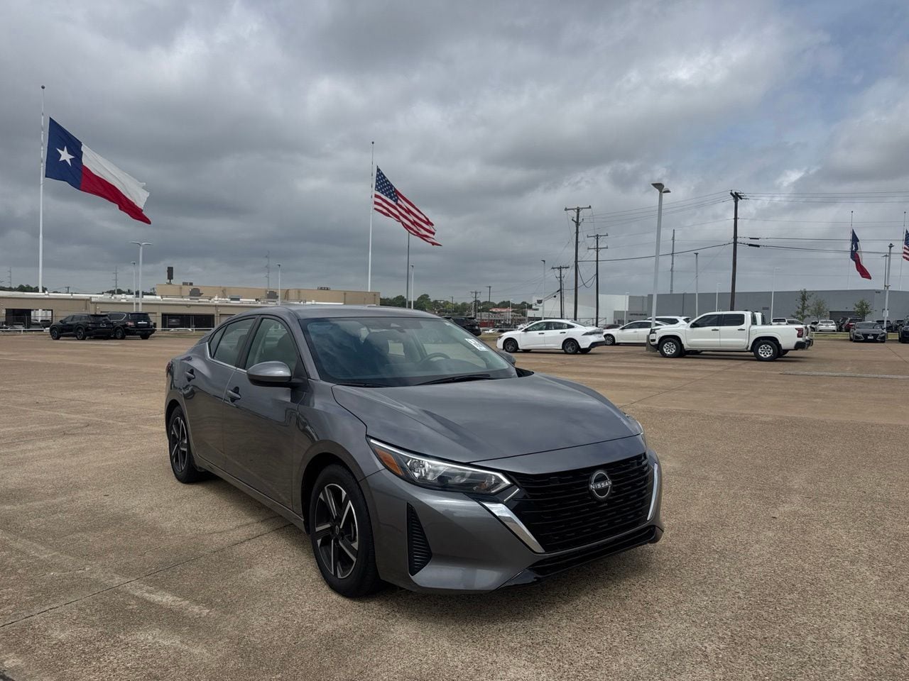 Gray (Gun Metallic) 2024 Nissan Sentra Sedan Front-Wheel Drive Continuously Variable Transmission