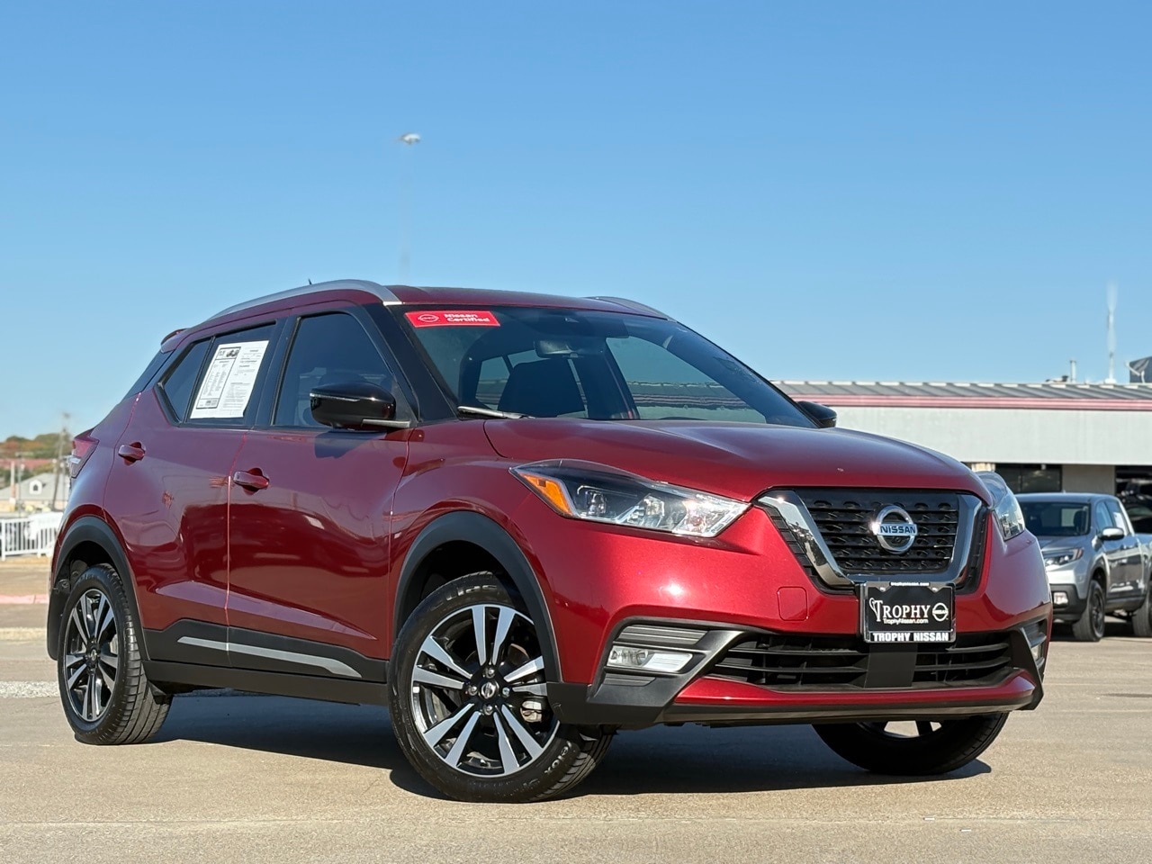 Certified 2020 Nissan Kicks SR with VIN 3N1CP5DV8LL523482 for sale in Mesquite, TX