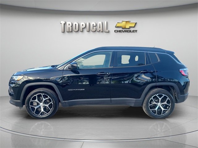 Used 2024 Jeep Compass Latitude with VIN 3C4NJDBN3RT605343 for sale in Miami Shores, FL