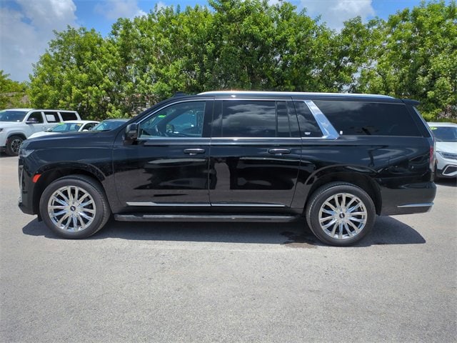 Used 2023 Cadillac Escalade ESV Premium Luxury with VIN 1GYS4KKL0PR335792 for sale in Miami, FL