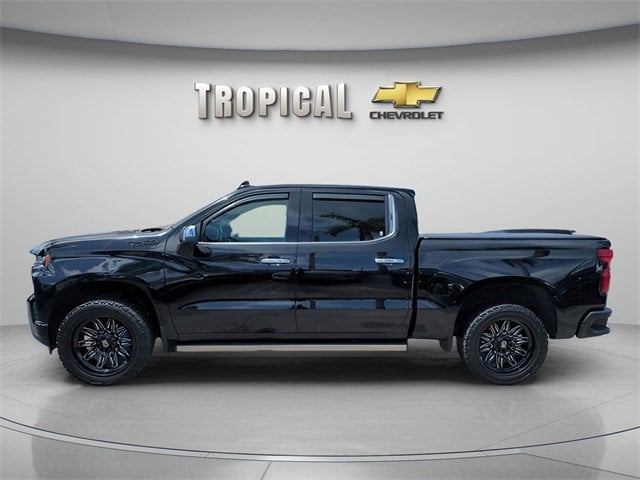 Used 2022 Chevrolet Silverado 1500 Limited High Country with VIN 3GCUYHET1NG202683 for sale in Miami, FL