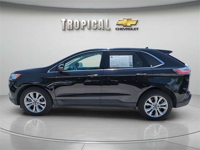 Used 2022 Ford Edge Titanium with VIN 2FMPK4K97NBA33770 for sale in Miami Shores, FL