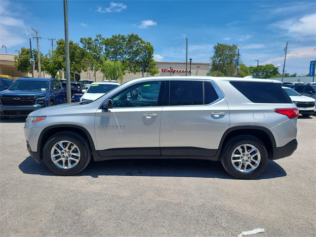 Used 2021 Chevrolet Traverse LS with VIN 1GNERFKW9MJ196740 for sale in Miami Shores, FL
