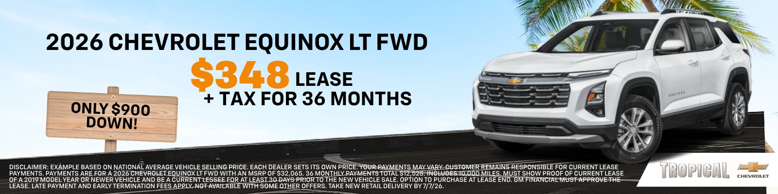 2026 Chevy Equinox June Lease Special