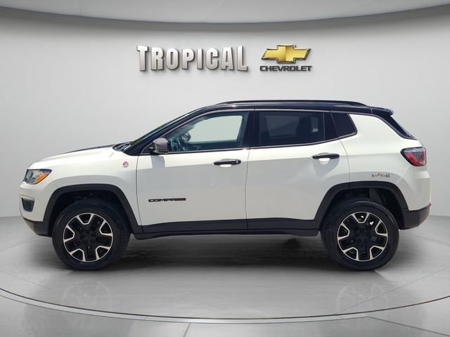 Used 2020 Jeep Compass Trailhawk with VIN 3C4NJDDB8LT171737 for sale in Miami Shores, FL