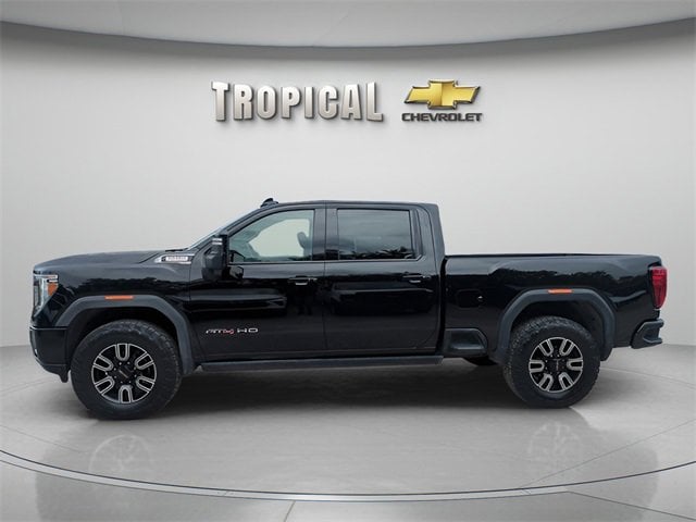 Used 2021 GMC Sierra 2500HD AT4 with VIN 1GT49PEY8MF218799 for sale in Miami, FL