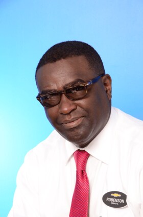 Staff member Robenson Jeannot from 898e1c4b6f1d