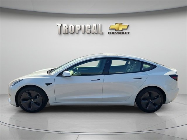 Used 2021 Tesla Model 3 Base with VIN 5YJ3E1EA4MF092632 for sale in Miami Shores, FL
