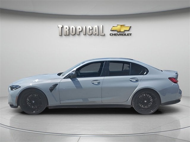 Used 2022 BMW M3 Sedan Base with VIN WBS33AY01NFL76153 for sale in Miami, FL