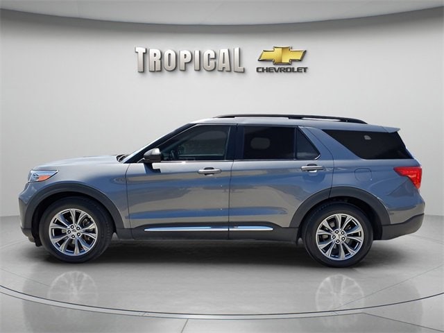 Used 2022 Ford Explorer XLT with VIN 1FMSK7DH2NGC00027 for sale in Miami, FL
