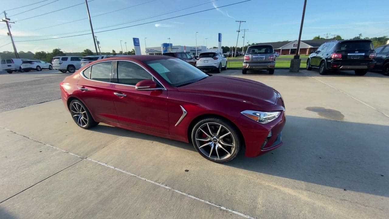 Used 2019 GENESIS G70 Advanced with VIN KMTG54LE6KU034407 for sale in El Dorado, AR