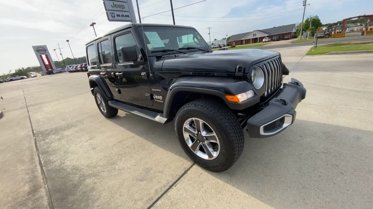 Used 2021 Jeep Wrangler Unlimited Sahara with VIN 1C4HJXEN8MW832024 for sale in El Dorado, AR