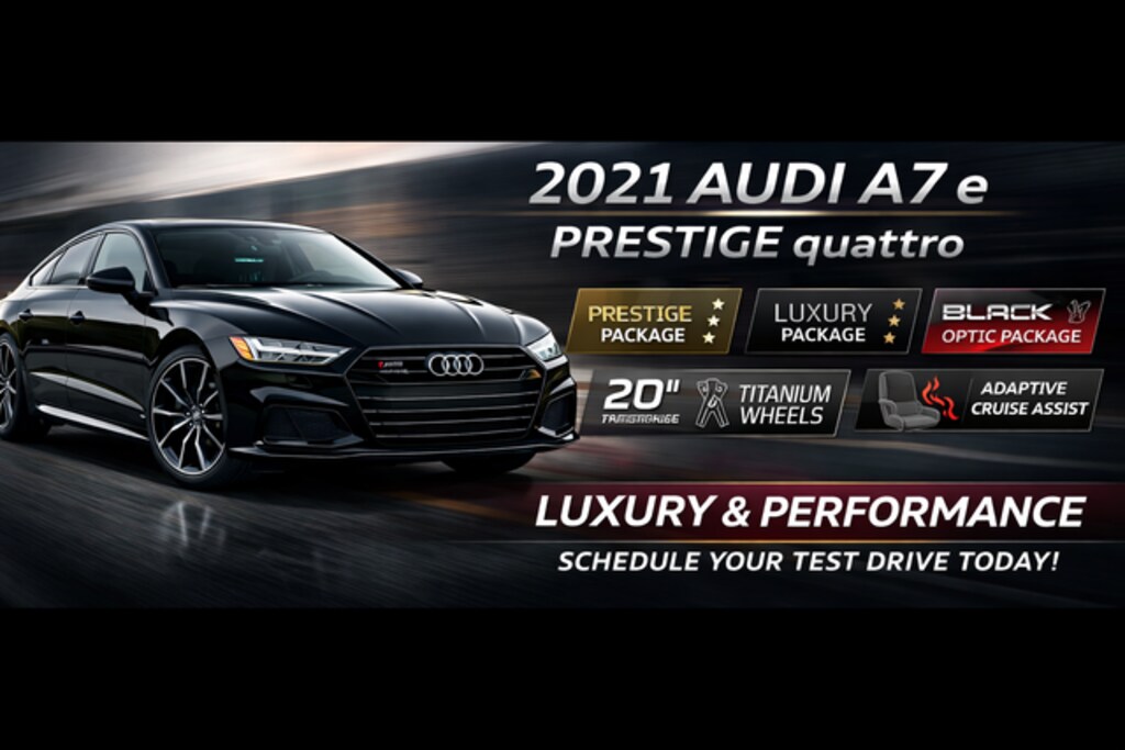 Used 2021 Audi A7 e Prestige Hatchback