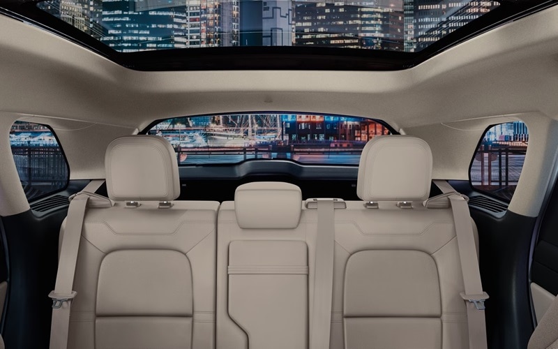 Interior of Lincoln SUV