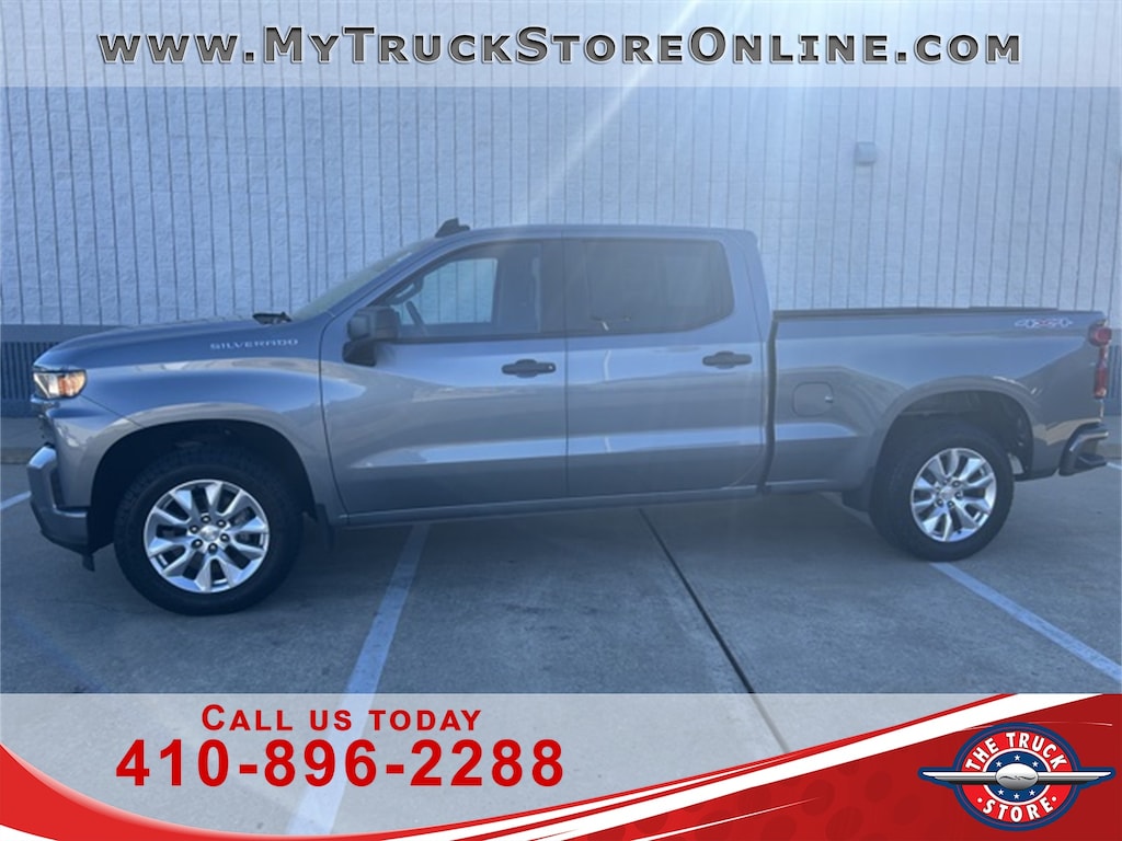 Used 2022 Chevrolet Silverado 1500 LTD Custom Truck Crew Cab