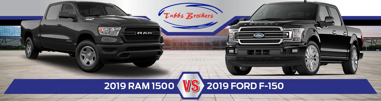 2019 Ram 1500 vs. Ford F-150 A comparison of the 2019 Ram 1500 & Ford F-150