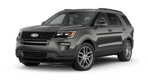 2019 Ford Explorer Sport A black 2019 Ford Explorer Sport
