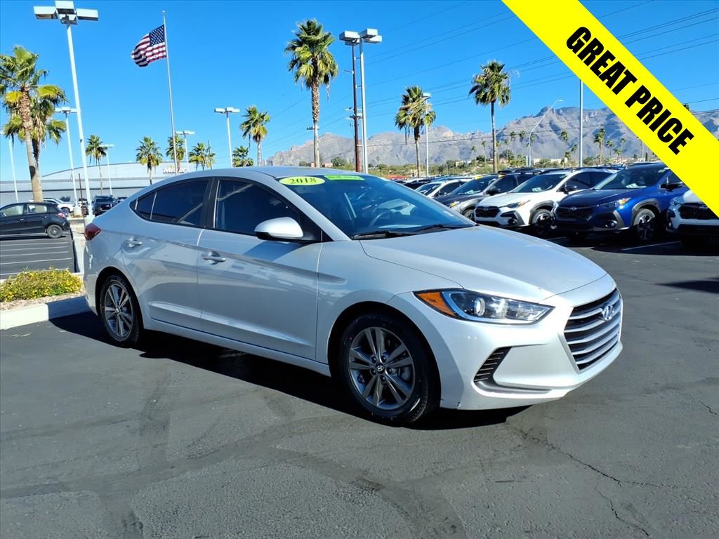 used 2018 Hyundai Elantra car, priced at $6,750