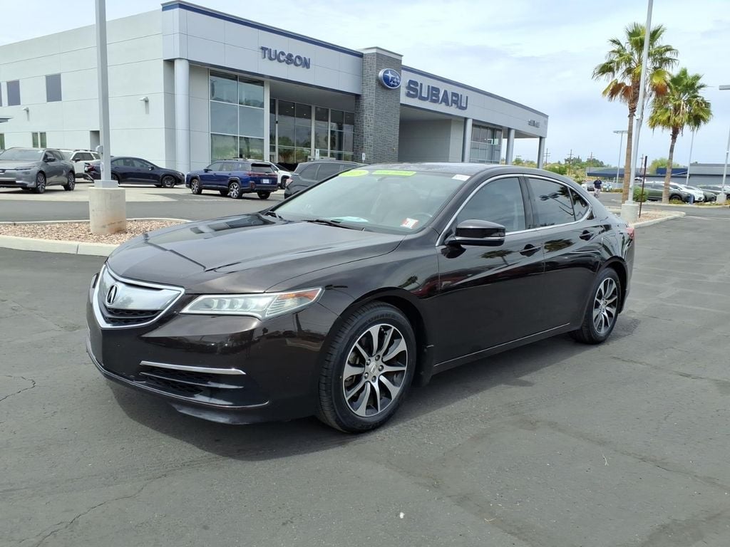 used 2015 Acura TLX car, priced at $15,500