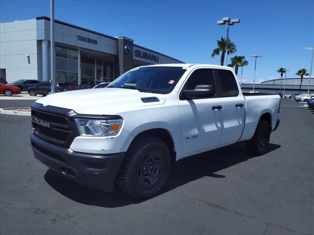 Used 2021 RAM Ram 1500 Pickup Tradesman with VIN 1C6SRECG5MN568989 for sale in Tucson, AZ