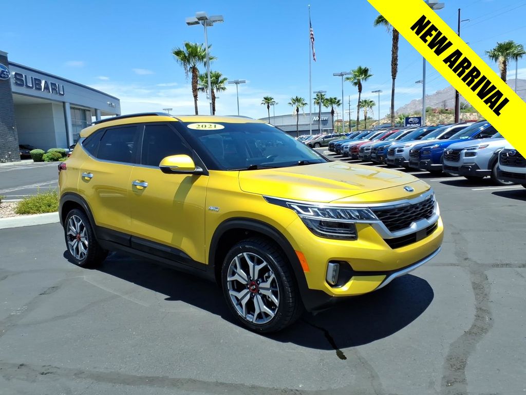 used 2021 Kia Seltos car, priced at $20,500