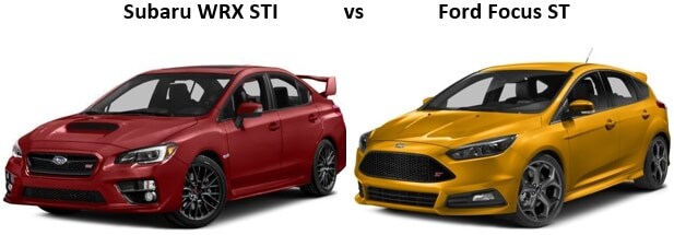 Subaru WRX vs Ford Focus ST in Tucson, AZ