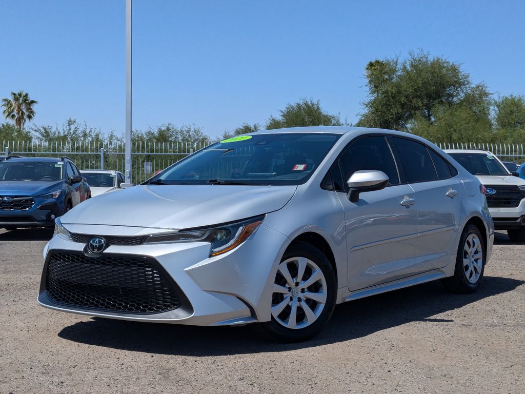 Used 2021 Toyota Corolla LE with VIN 5YFEPMAE0MP152777 for sale in Tucson, AZ