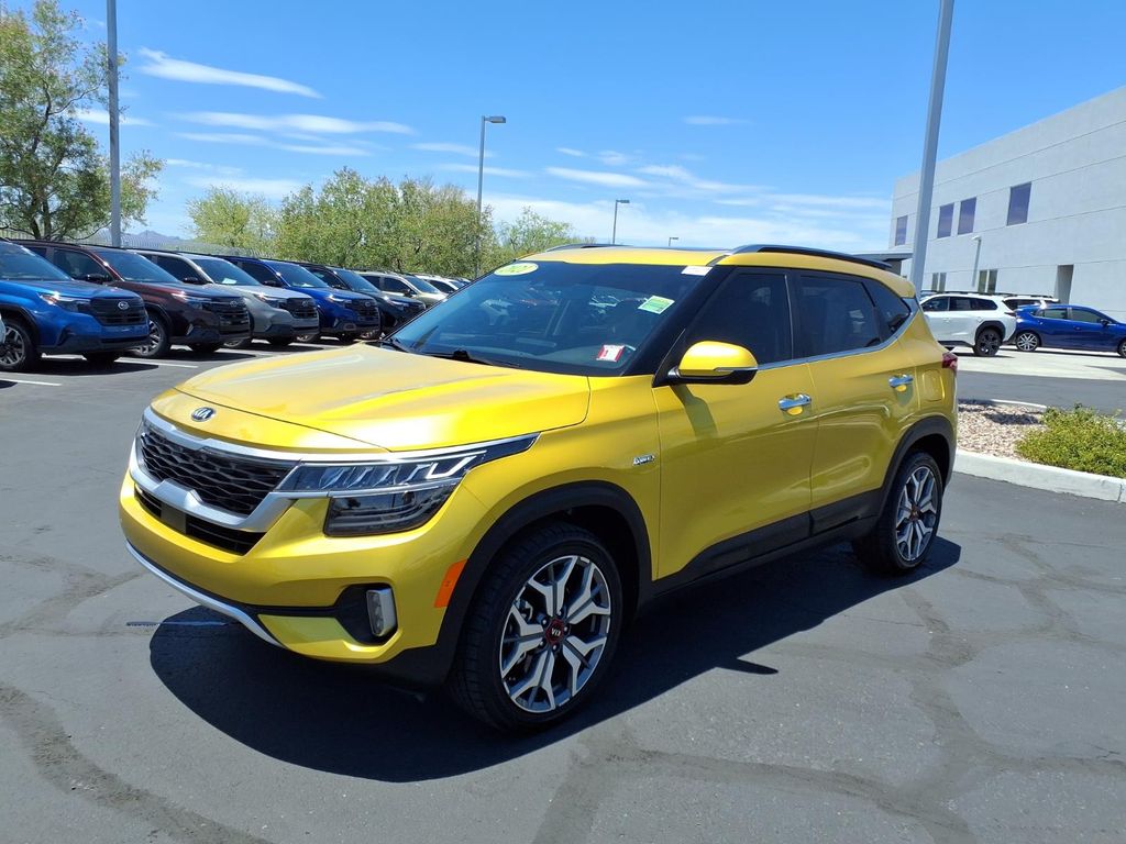 used 2021 Kia Seltos car, priced at $20,500