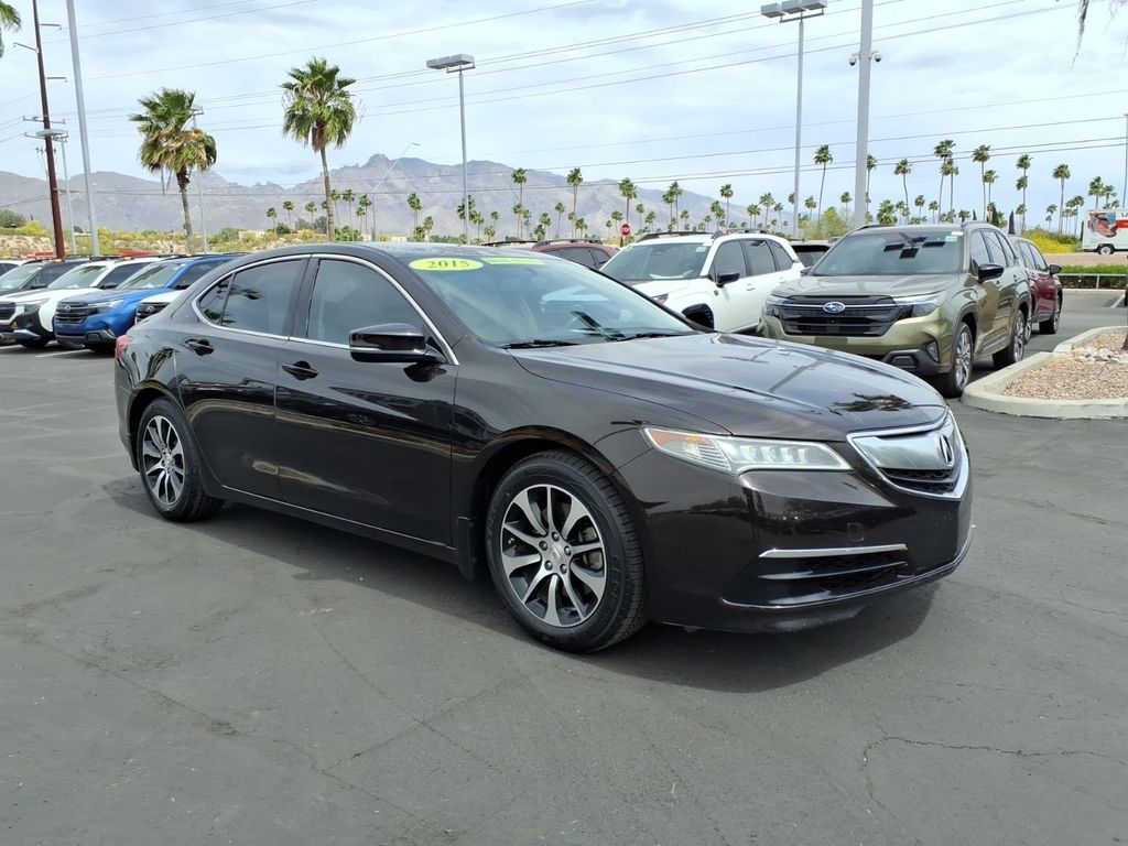 used 2015 Acura TLX car, priced at $15,500