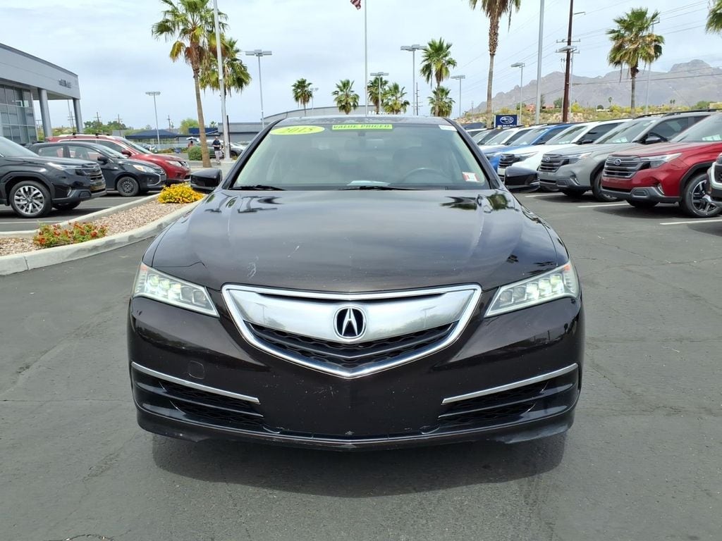 used 2015 Acura TLX car, priced at $15,500