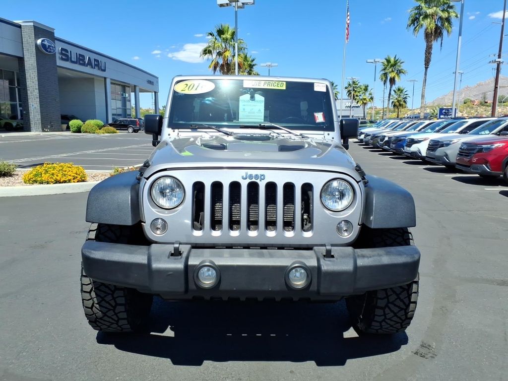 used 2016 Jeep Wrangler JK Unlimited car, priced at $15,000