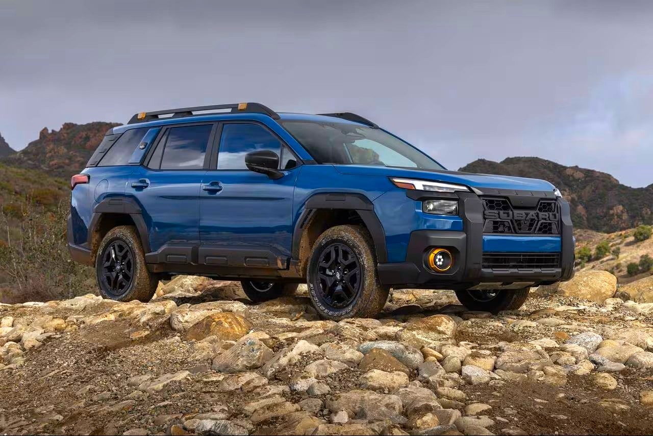 Side-by-side comparison of the 2026 Subaru Outback and 2026 Toyota 4Runner in Tucson, AZ