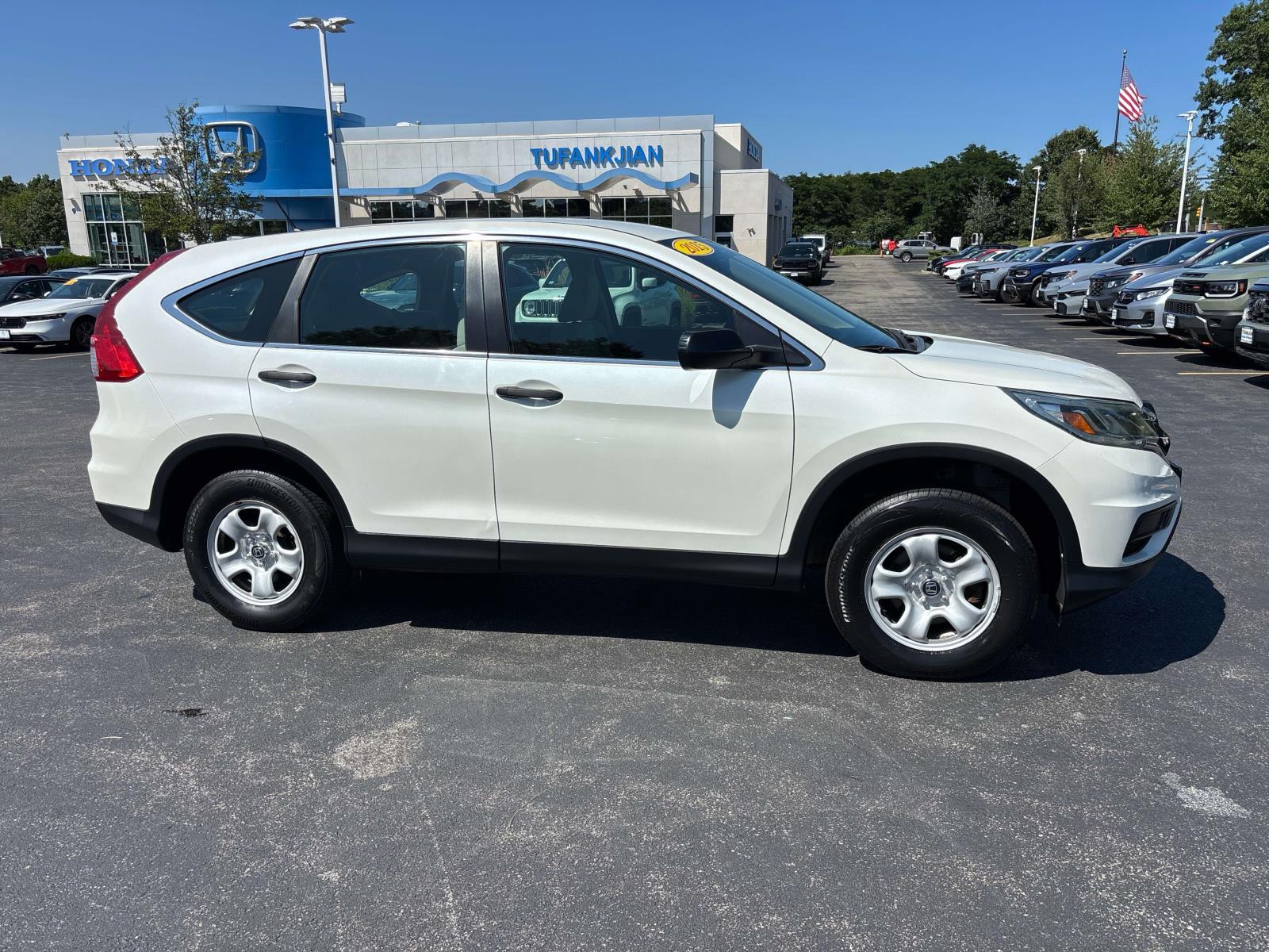 Used 2015 Honda CR-V LX with VIN 5J6RM4H31FL132901 for sale in Plymouth, MA