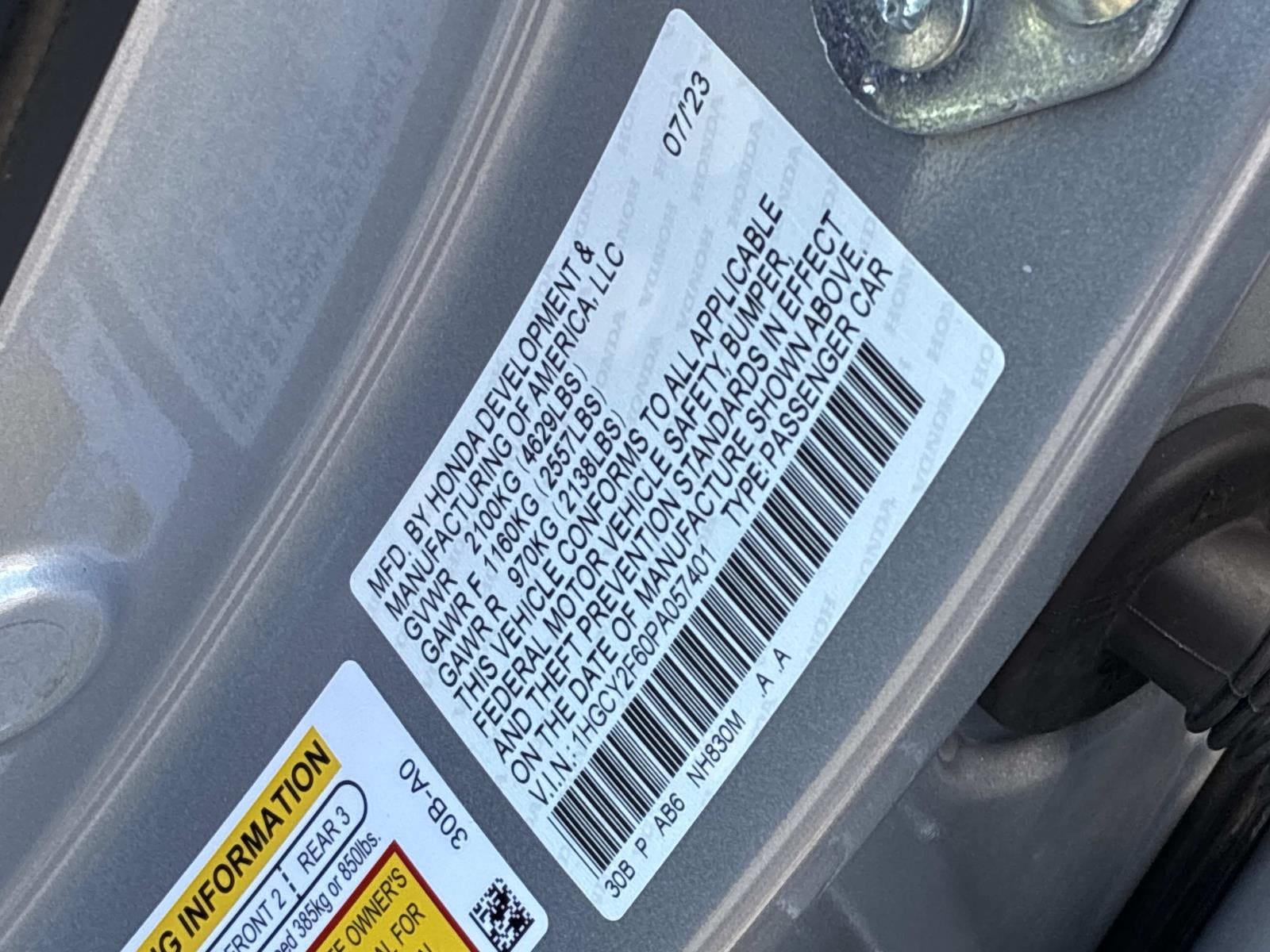 2023 Honda Accord Hybrid EX-L - Photo 22