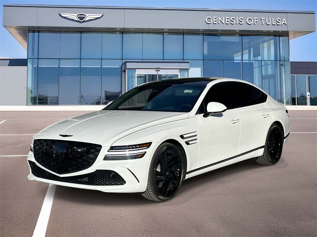 New 2026 Genesis G80 3.5T Prestige Black Sedan