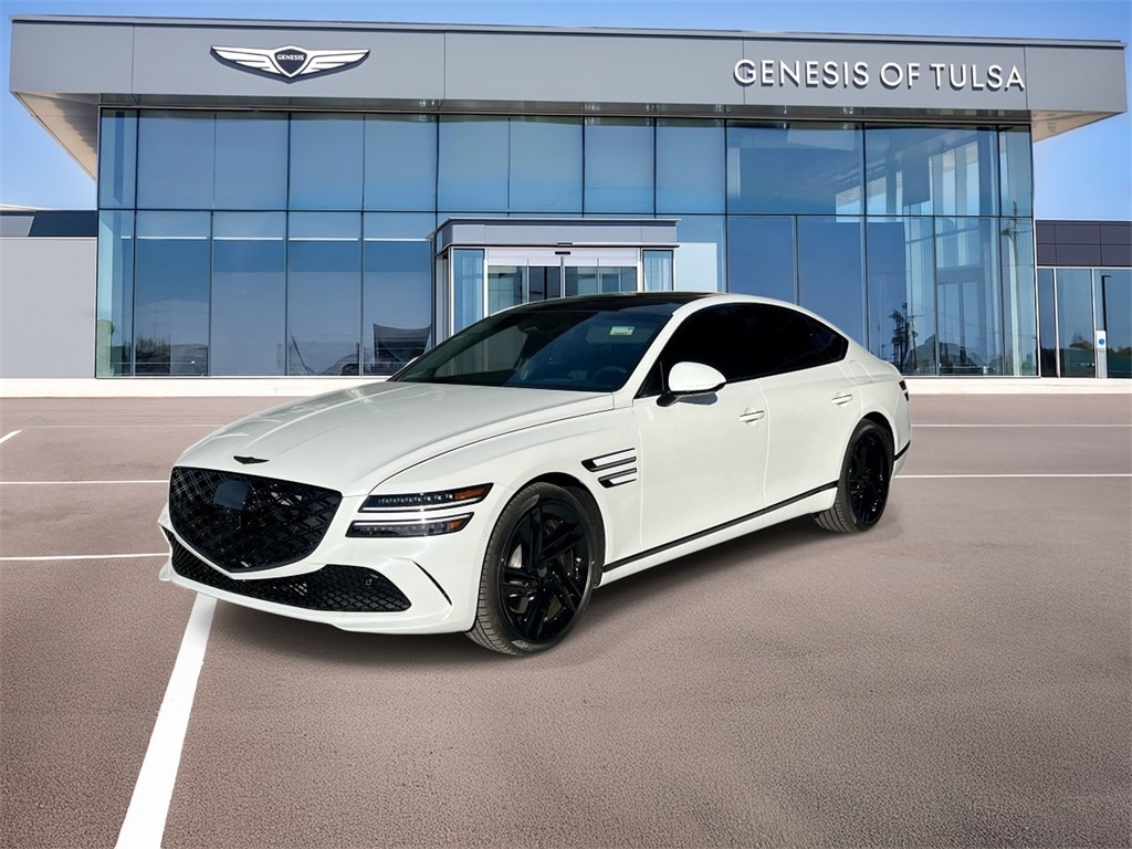 New 2026 Genesis G80 3.5T Prestige Black Sedan